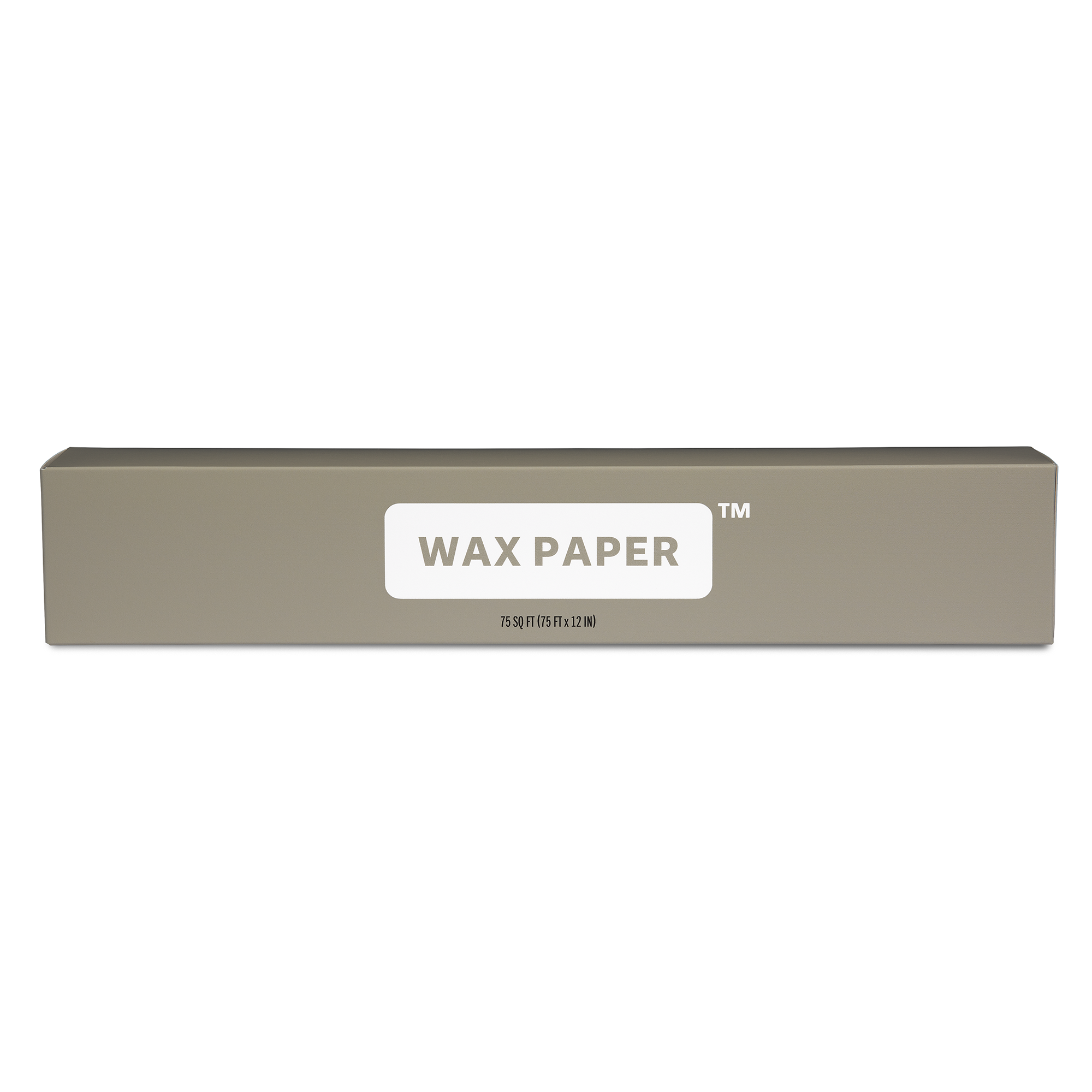 Product photo, front of box showing the product name: wax paper.