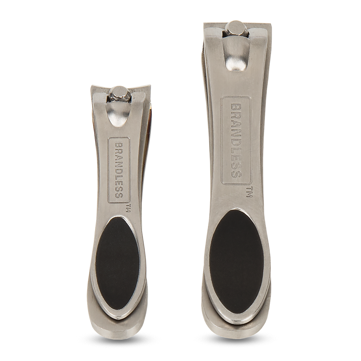 Top view, finger and toe-sized nail clipper set.