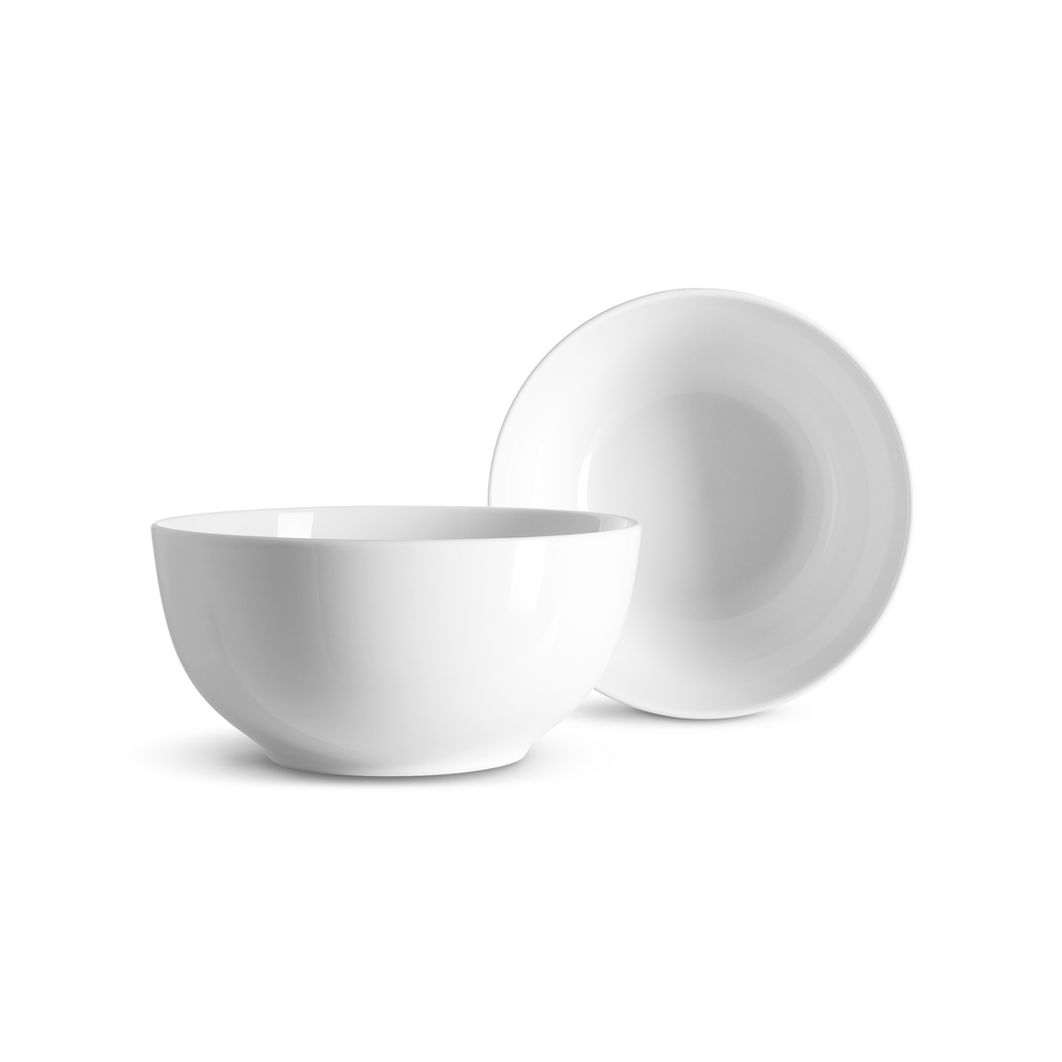 Pair of ramen bowls, showing the extra depth and width.