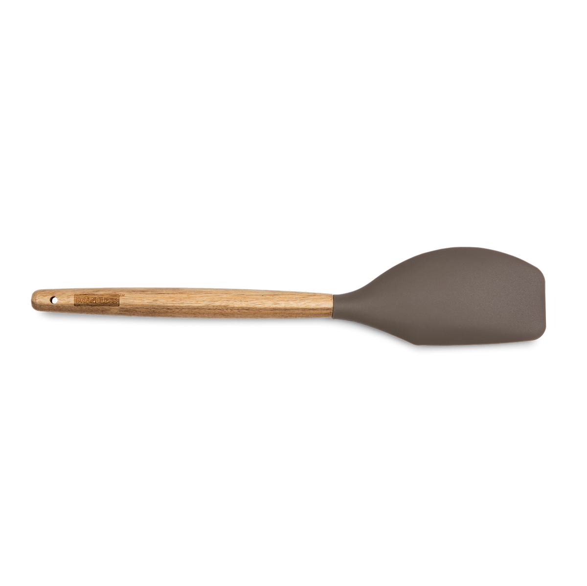 Product photo, silicone spatula, side view