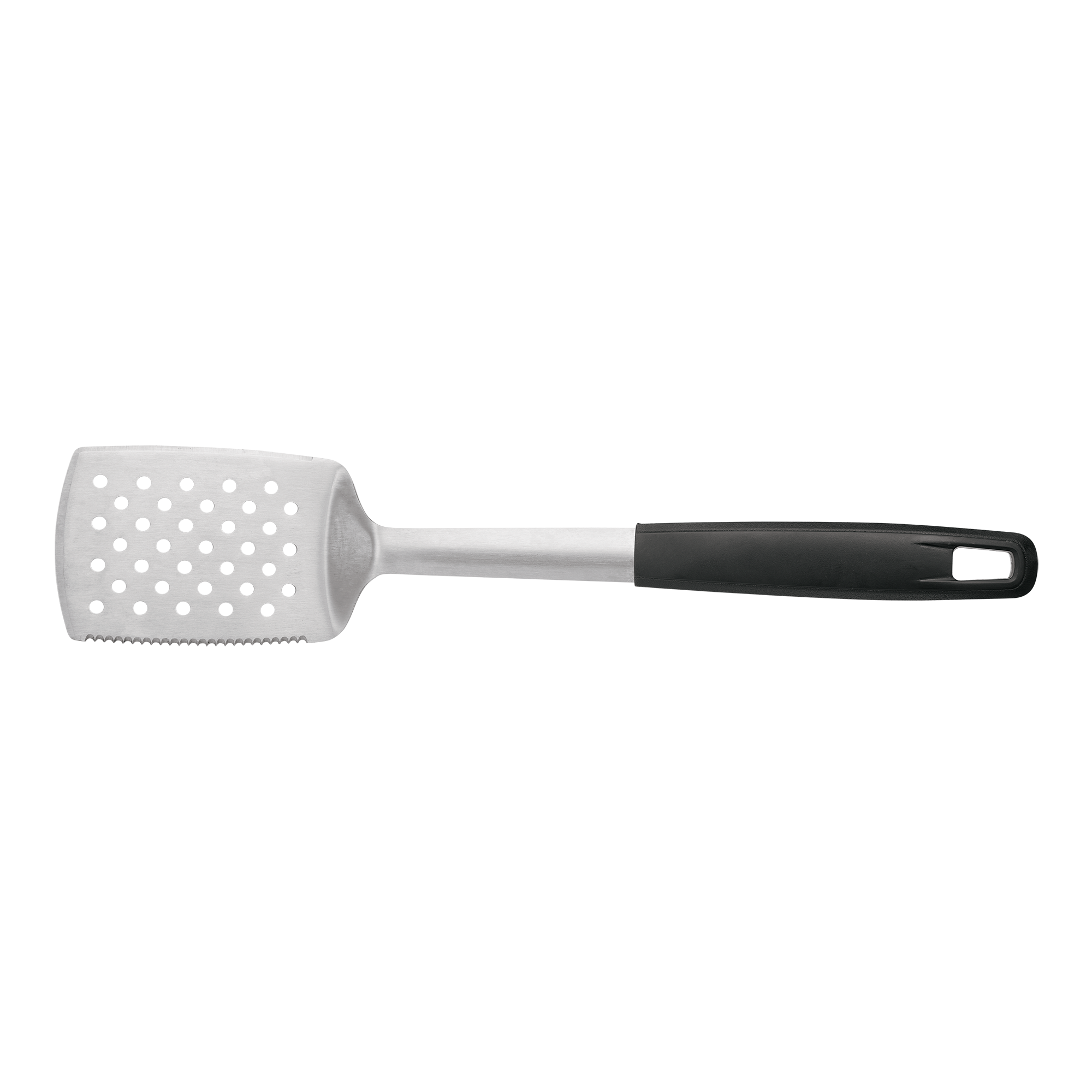 Grill Wire Brush+Serrated Long Handle Stainless Steel Spatula