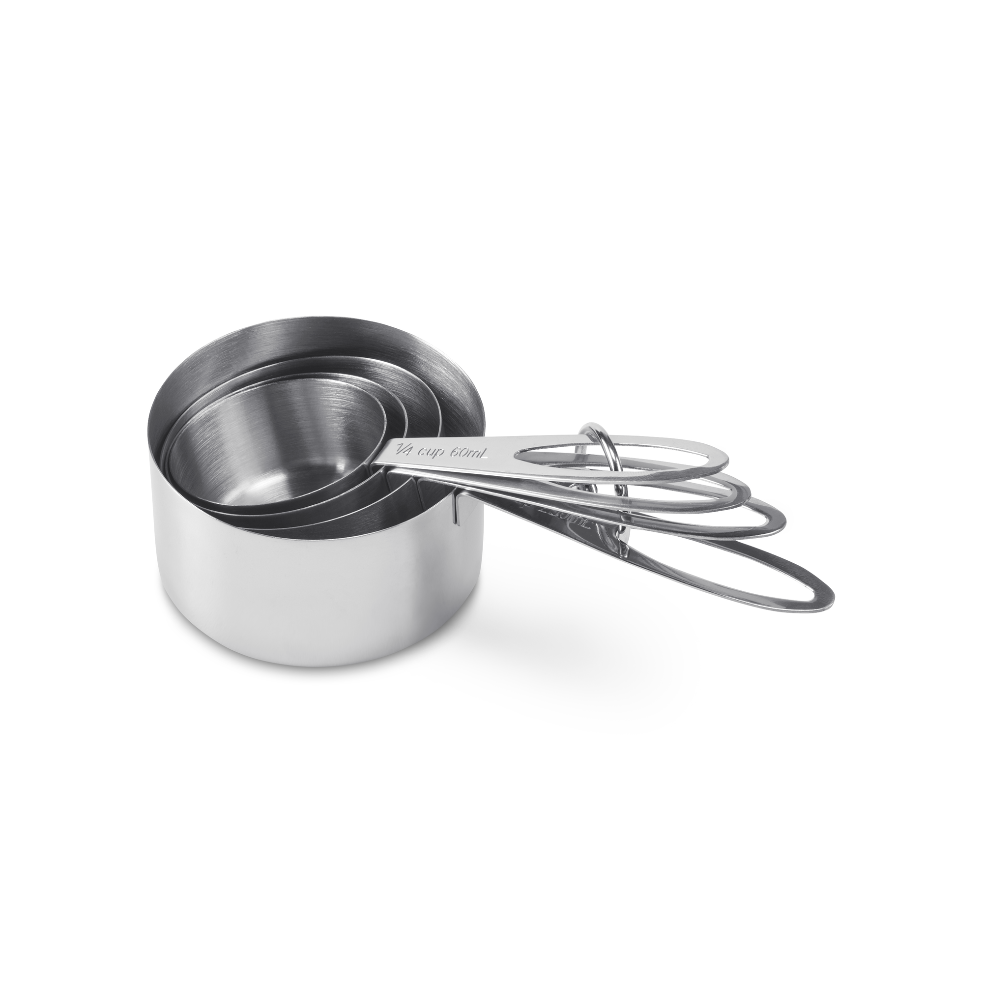 Stainless Steel Measuring Cups Set of 7 Stackable Heavy Duty
