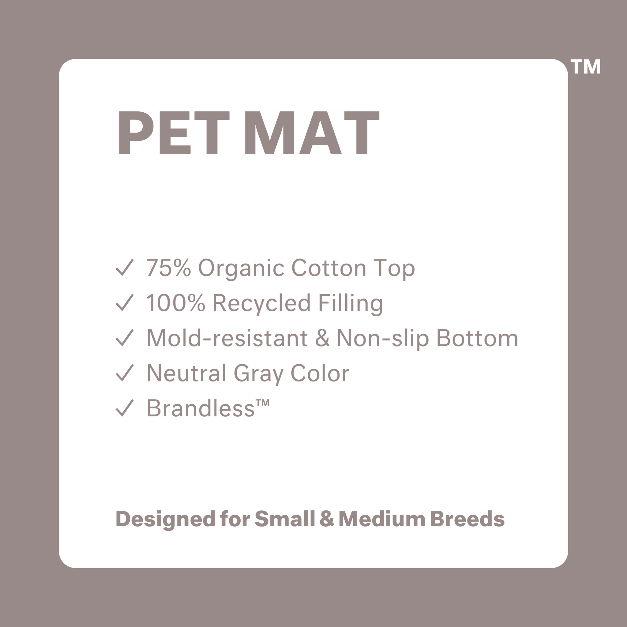 Pet Mat - Brandless