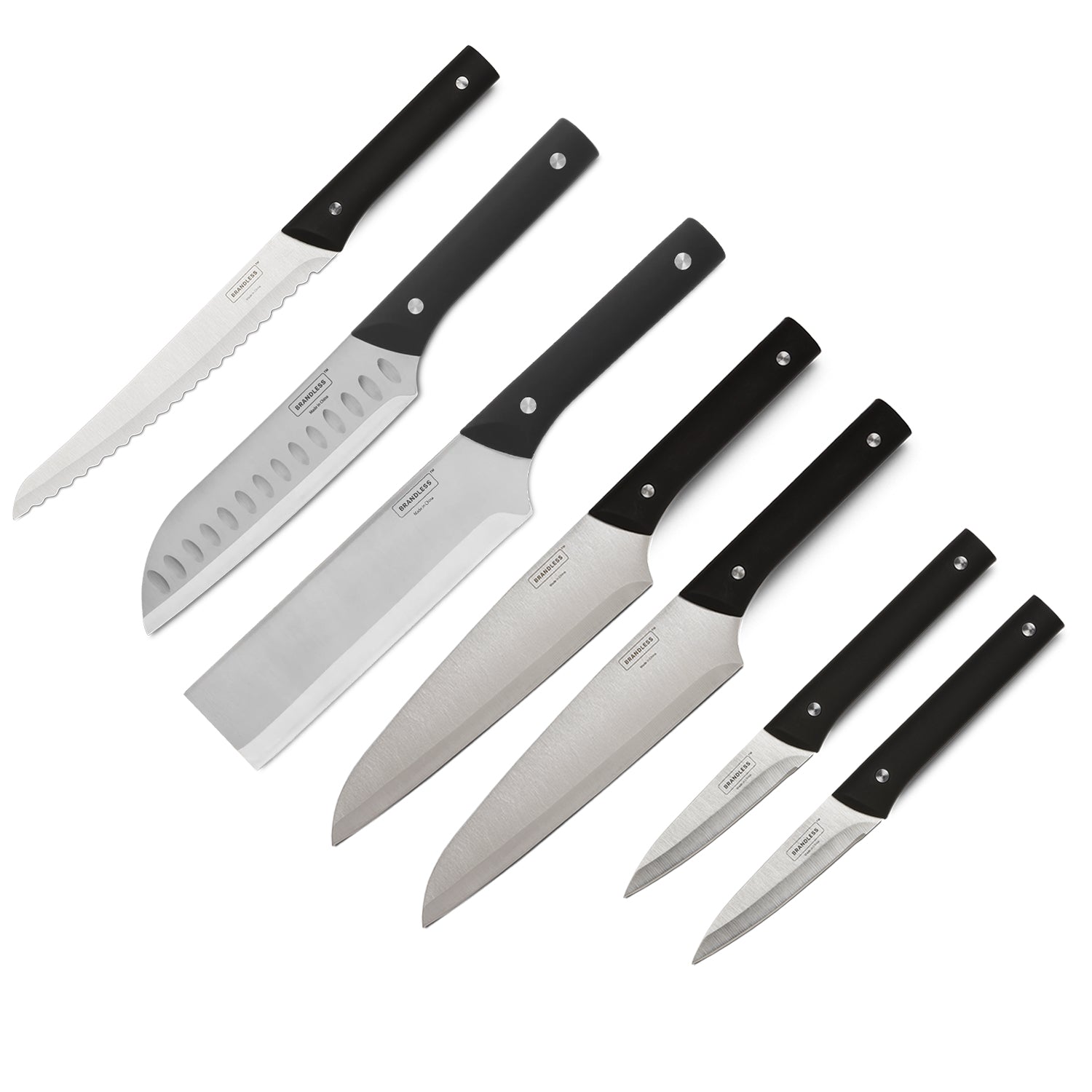 Just the knives bundle overhead view