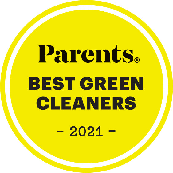 Award seal, Parents Magazine Best Green Cleaners 2021.