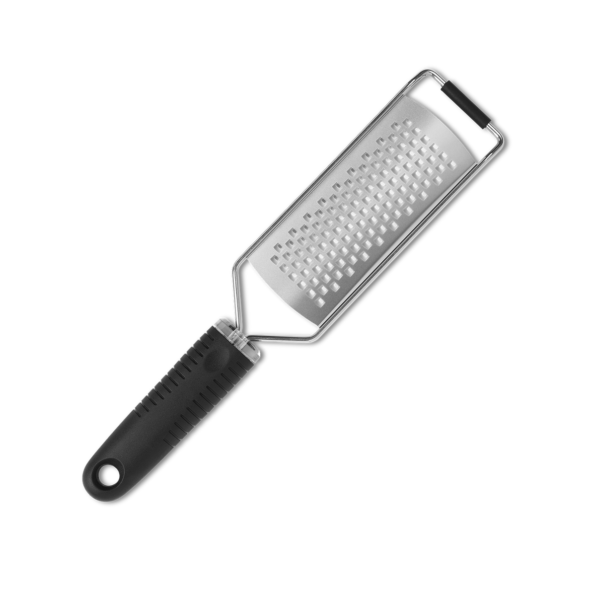 bottom view, coarse cheese grater
